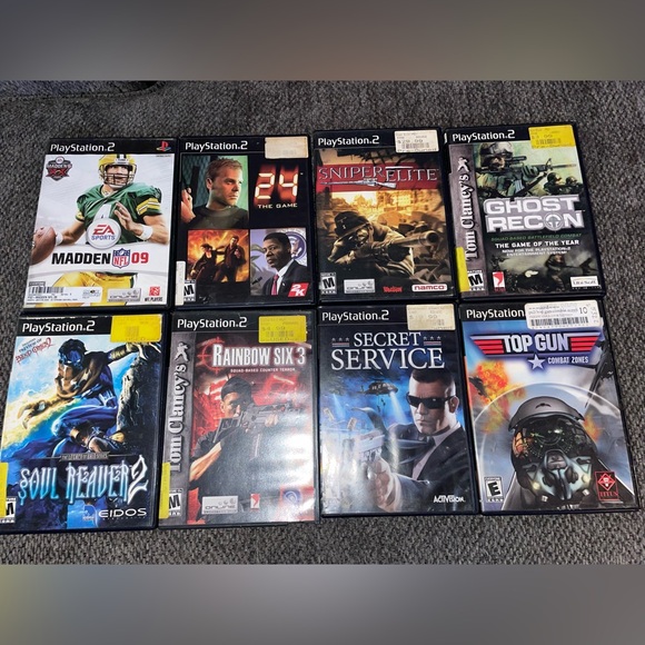 8 ps2 games PlayStation Lot